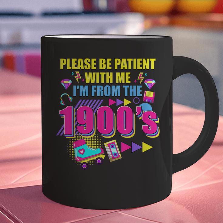 Please Be Patient With Me I'm From The 1900s Retro Vibes Graphic Print Coffee Mug