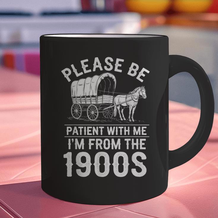 Please Be Patient I'm From The 1900s Vintage Humor 90s Kids Graphic Print Coffee Mug