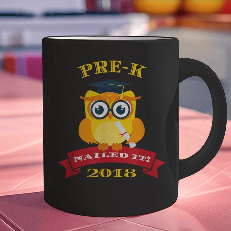 Pre-K Graduation 2018 Cute Owl Graphic Print Coffee Mug