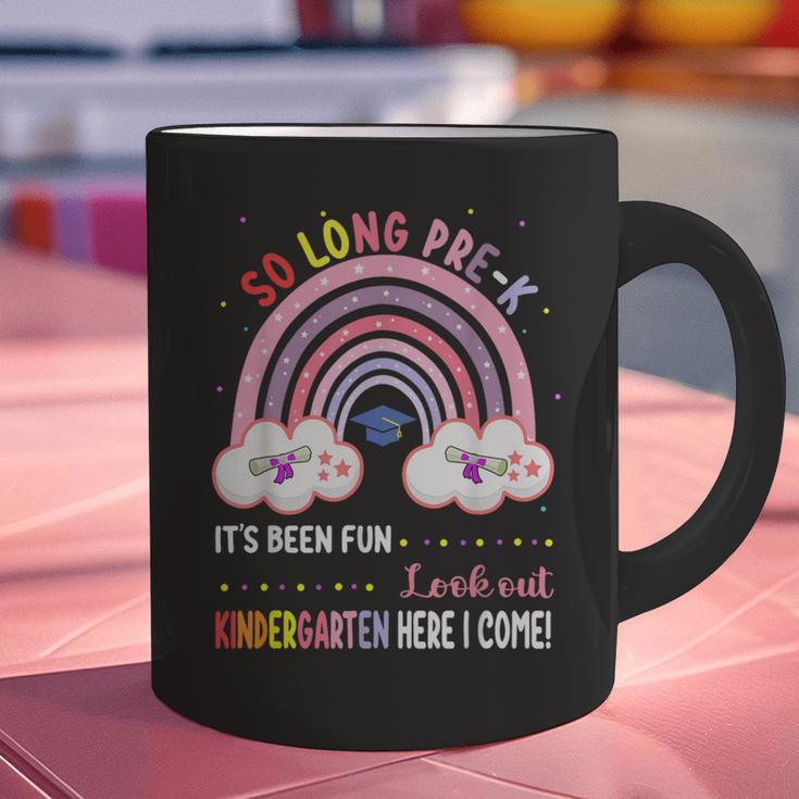 Pre k Graduation Class 2025 Graduate Pre-k Rainbow Girls Graphic Print Coffee Mug