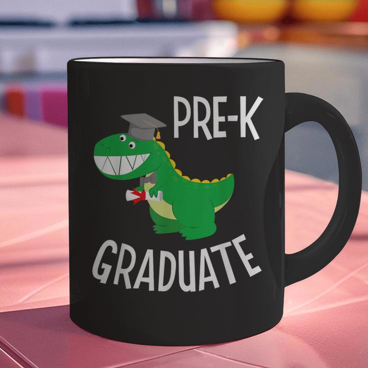 Preschool Graduation Preschooler Dinosaur Pre-K Dino Kids Graphic Print Coffee Mug