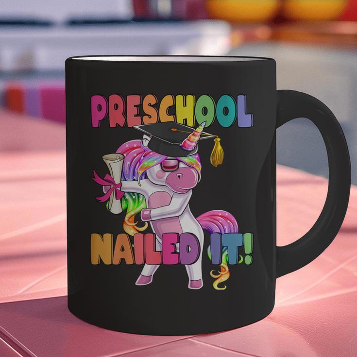 Preschool Nailed It Flossing Unicorn Graduation Shirt Graphic Print Coffee Mug