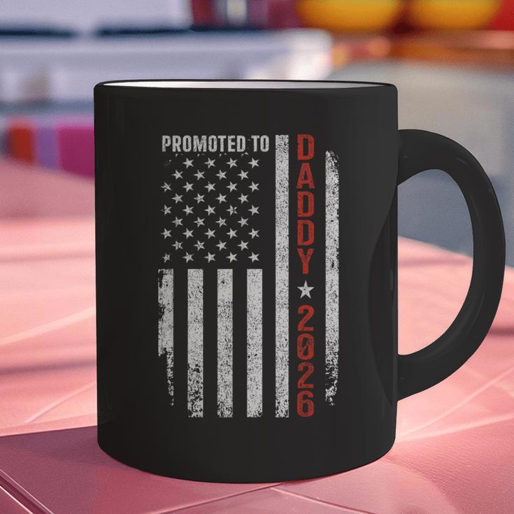 Promoted To Daddy 2026 Graphic Print Coffee Mug Promoted To Daddy 2026 Graphic Print Coffee Mug