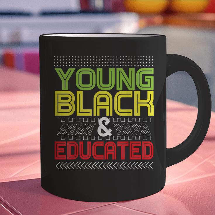 Proud African American Educated Graduation Graphic Print Coffee Mug
