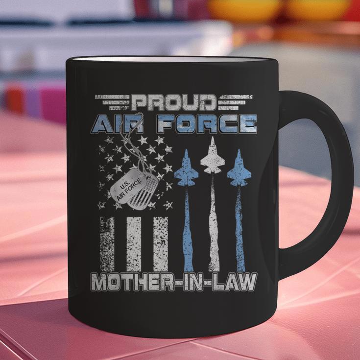 Proud Air Force Mother-In-Law US Air Force Graduation Graphic Print Coffee Mug