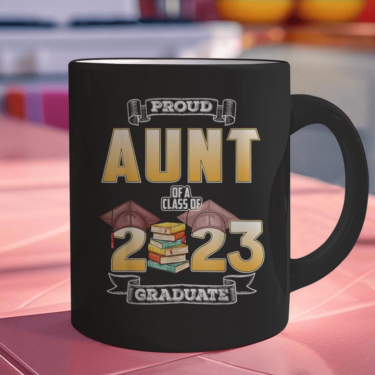 Proud Aunt Of A Class Of 2023 Graduate Graduation Women Graphic Print Coffee Mug