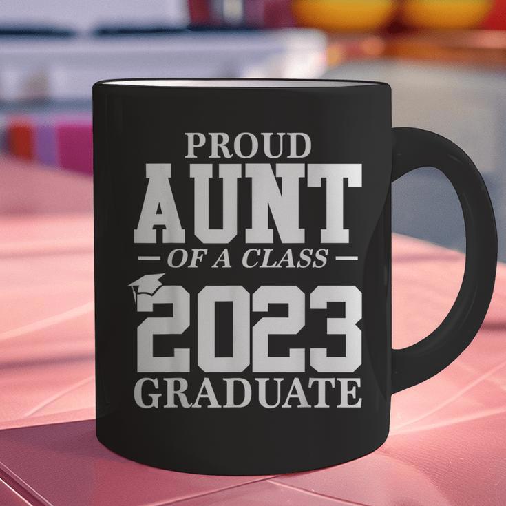 Proud Aunt Graduation Senior 23 Grad Class Of 2023 Graphic Print Coffee Mug