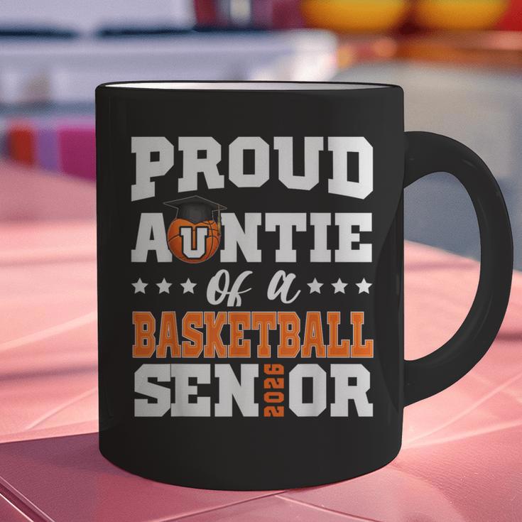 Proud Auntie Of a Basketball Senior 2026 Graduation Gifts Graphic Print Coffee Mug