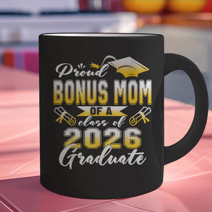 Proud Bonus Mom Of a Class Of 2026 Graduate Graduation 2026 Graphic Print Coffee Mug