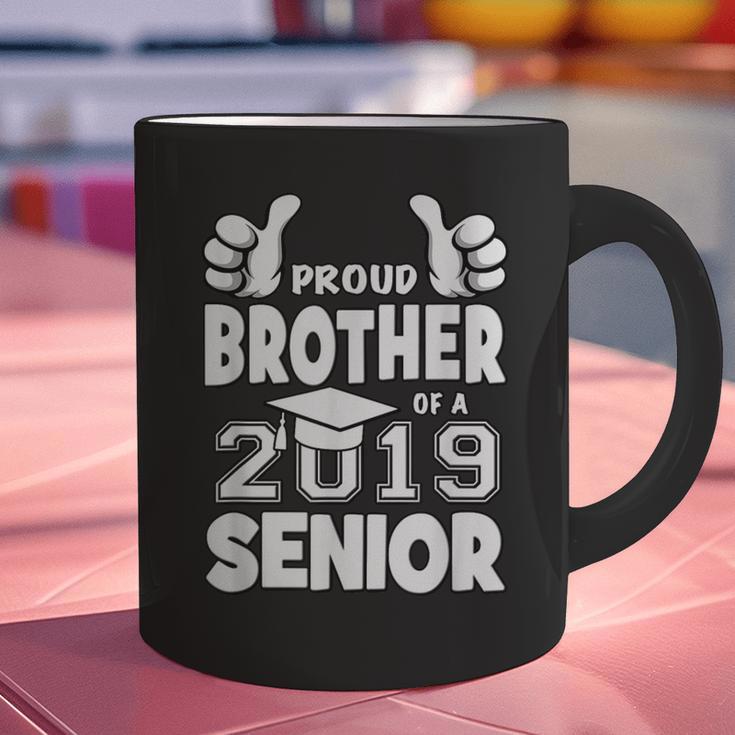 Proud Brother Of A 2019 Senior School Graduation Shirt Graphic Print Coffee Mug