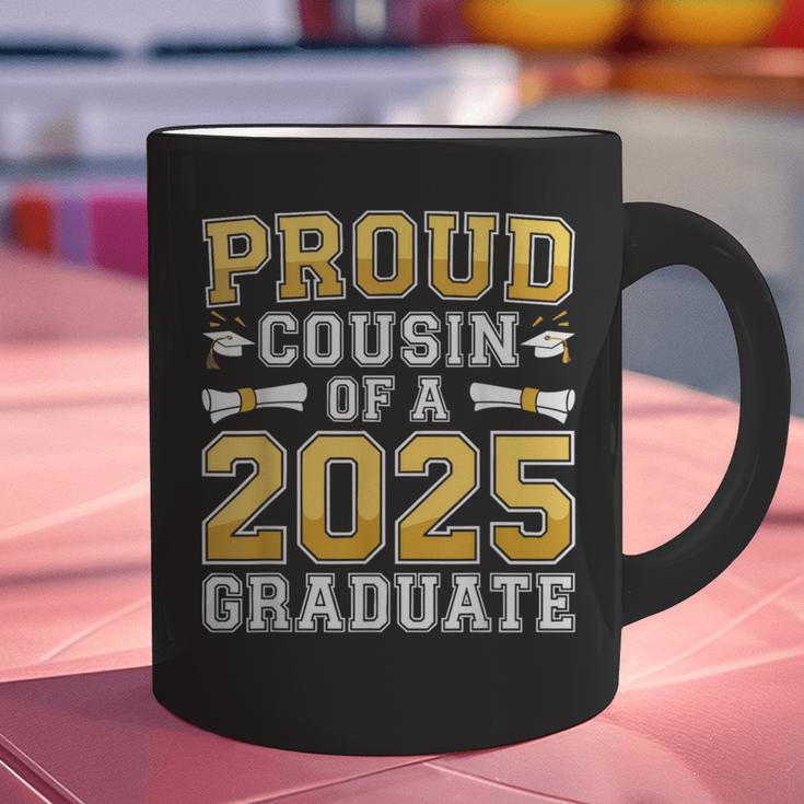 Proud Cousin Of A 2025 Graduate Shirt Class 2025 Graduation Graphic Print Coffee Mug