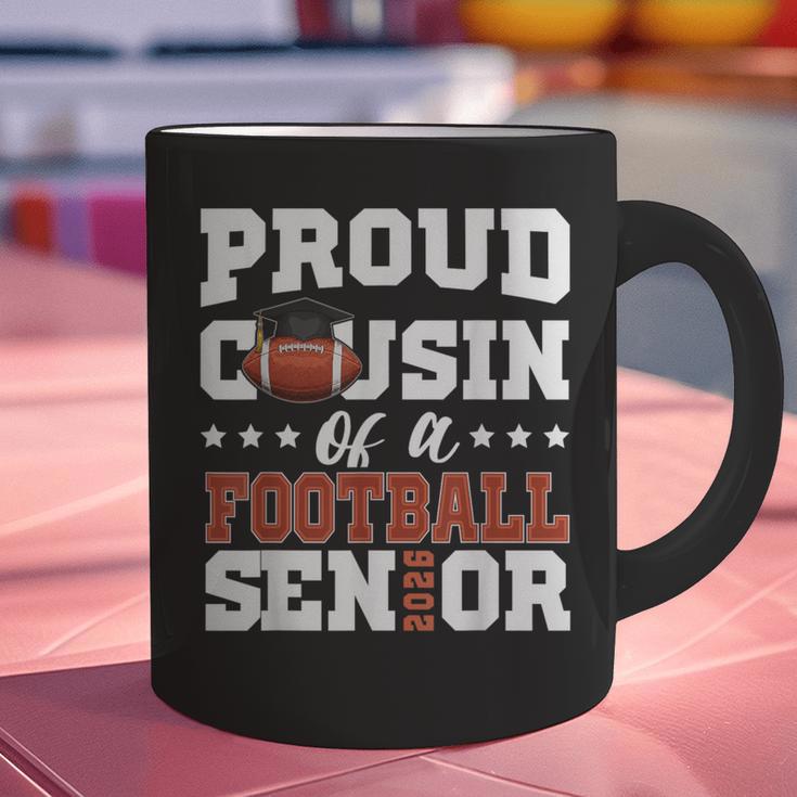 Proud Cousin Of a Football Senior 2026 Graduation Gifts Graphic Print Coffee Mug