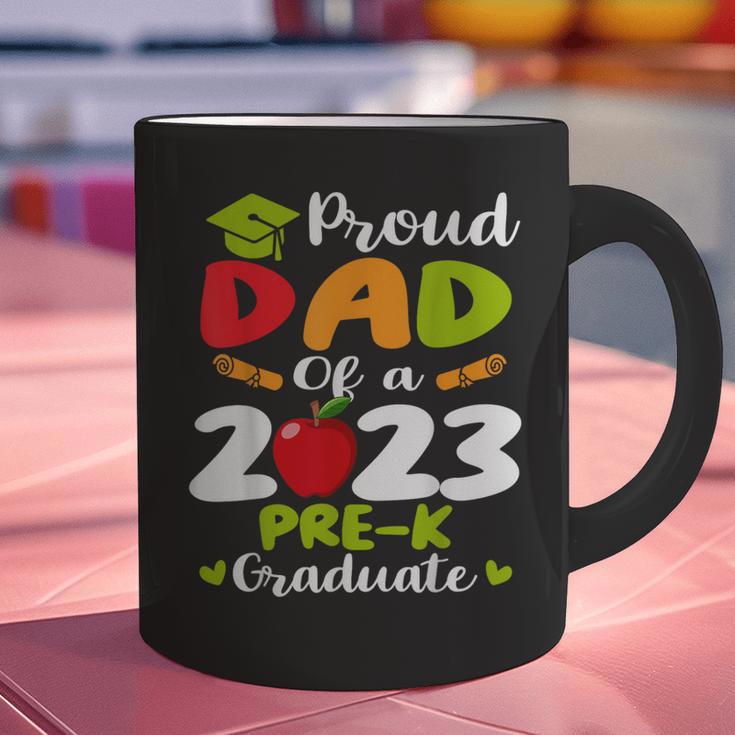 Proud Dad Of 2023 Pre K Graduate Graduation Graphic Print Coffee Mug