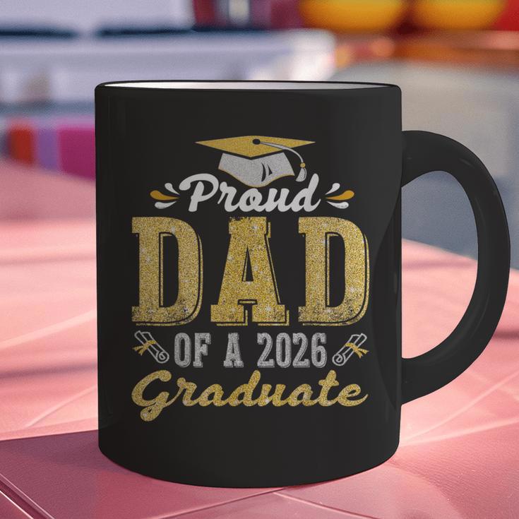 Proud DAD Of a 2026 Graduate Class Senior Graduation Graphic Print Coffee Mug