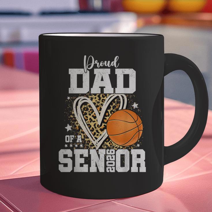 Proud Dad Of A 2026 Senior Basketball Graduation Leopard Graphic Print Coffee Mug Proud Dad Of A 2026 Senior Basketball Graduation Leopard Graphic Print Coffee Mug