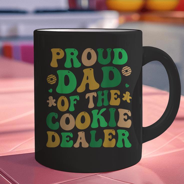 Proud Dad Of a Cookie Dealer Scout Troop Cookie Dealer Girls Graphic Print Coffee Mug