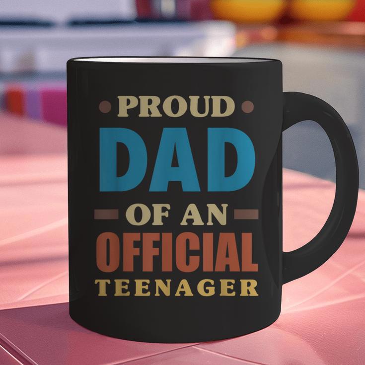 Proud Dad Of An Official Teenager 13th Birthday Family Graphic Print Coffee Mug