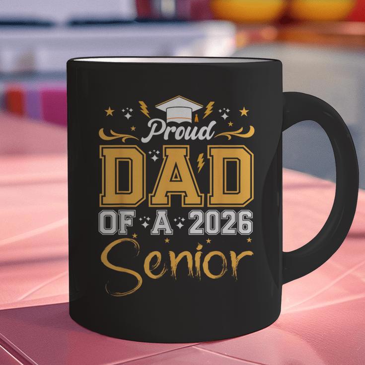 Proud Dad Of A Senior 2026 Class Of 2026 Graduate Graphic Print Coffee Mug