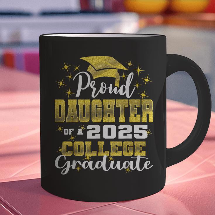 Proud Daughter Of 2025 College Graduate Family 24 Graduation Graphic Print Coffee Mug