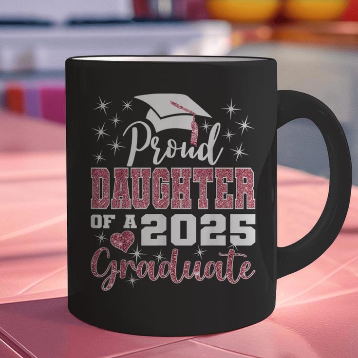 Proud Daughter Of 2025 College Graduate Family Graduation Graphic Print Coffee Mug
