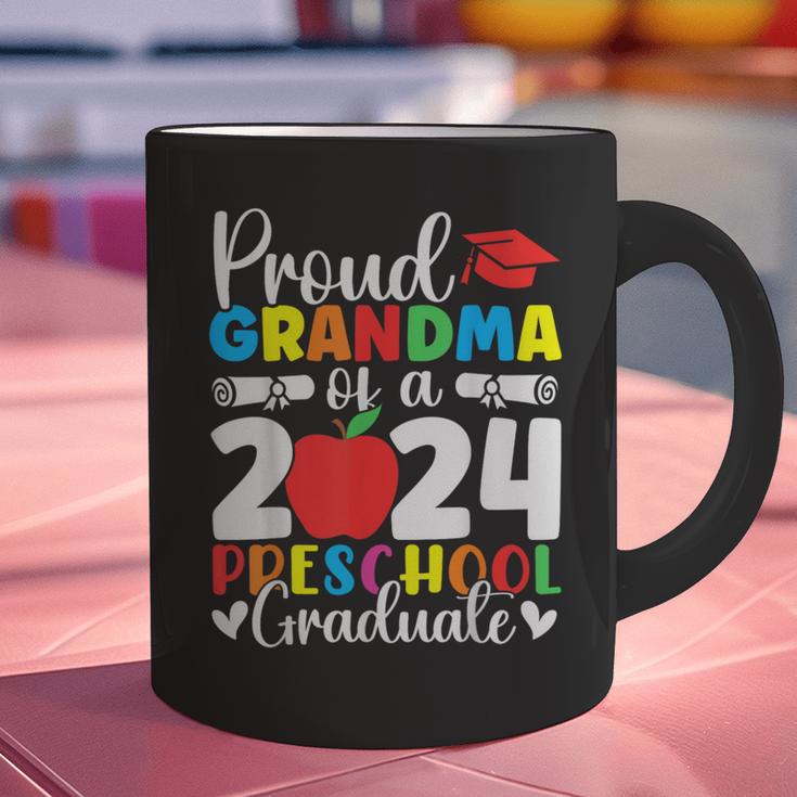 Proud Grandma Of Class Of 2024 Preschool Graduate Graduation Graphic Print Coffee Mug