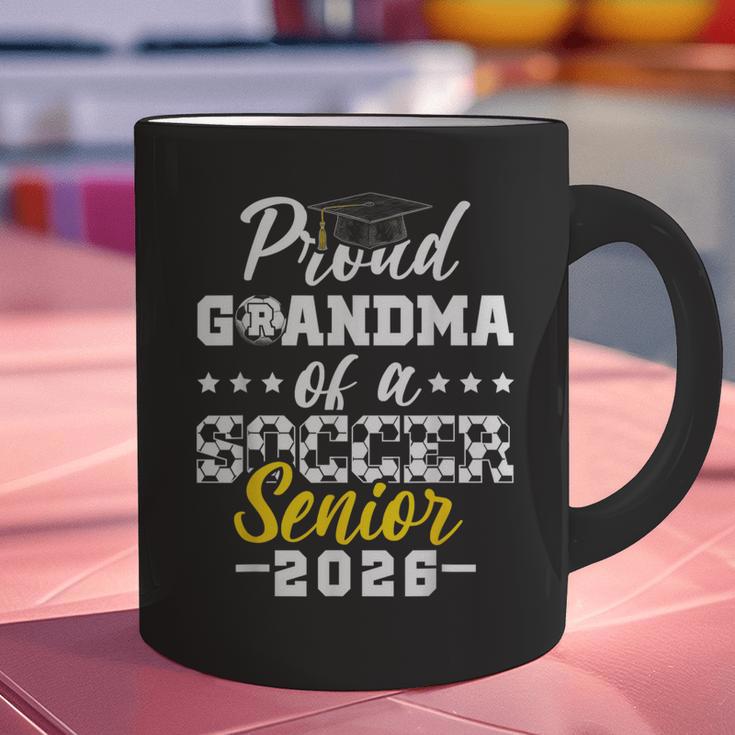 Proud Grandma Of a Soccer Senior 2026 Graduation Gifts Graphic Print Coffee Mug