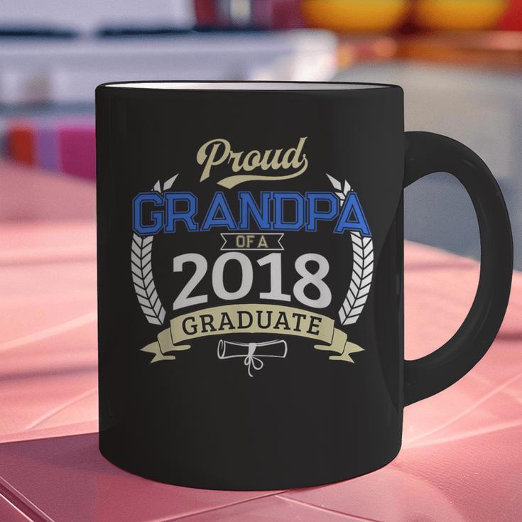 Proud Grandpa Of 2018 Senior Shirt Graduation Grad Graphic Print Coffee Mug