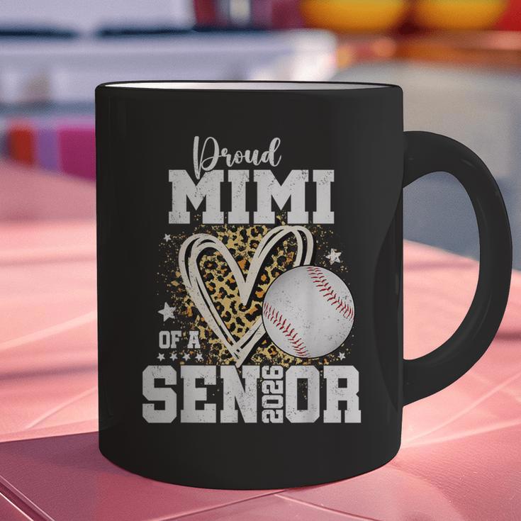 Proud Mimi Of A 2026 Senior Baseball Graduation Leopard Graphic Print Coffee Mug