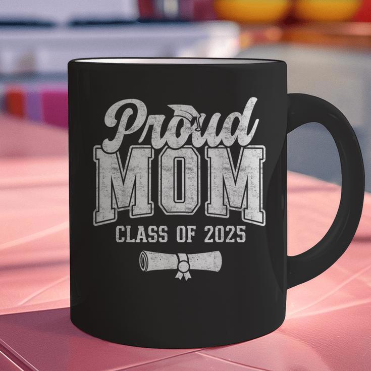 Proud Mom Of 2025 Graduate Senior Mom 25 Graduation Graphic Print Coffee Mug