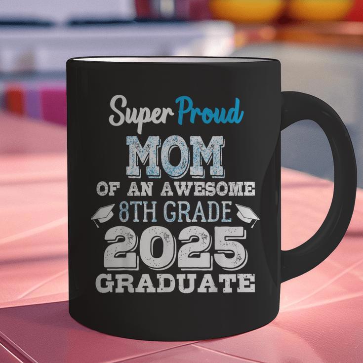 Proud MOM Of A 8th Grade Graduate 2025 Elementary Graduation Graphic Print Coffee Mug