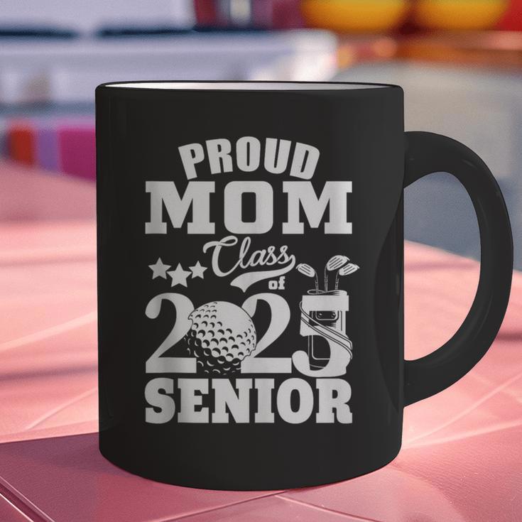 Proud Mom Class Of 2025 Graduation Senior Golf Player Mom Graphic Print Coffee Mug