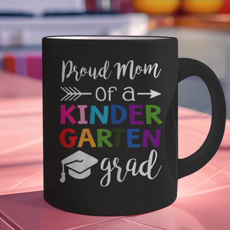 Proud Mom Of A Kindergarten Grad Shirt Graduation Graphic Print Coffee Mug