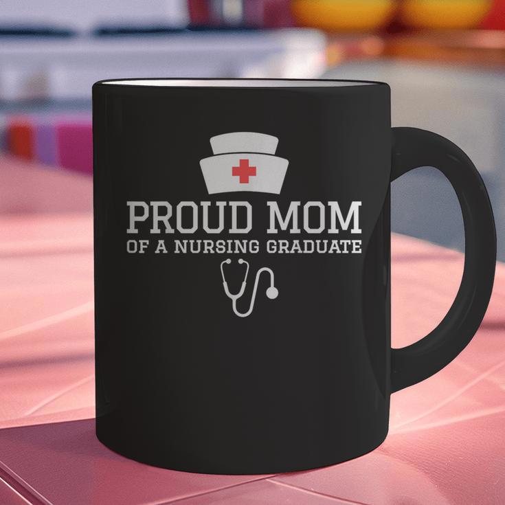 Proud Mom Of a Nursing Graduate Nurse Senior 2026 Graduation Graphic Print Coffee Mug