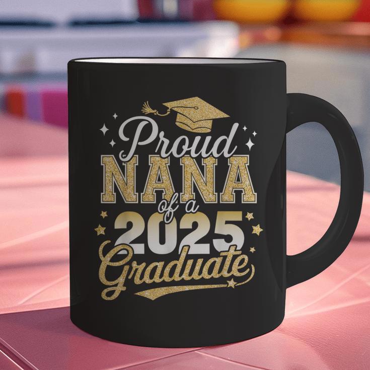Proud Nana Of a Class Of 2025 Graduate Senior Graduation Graphic Print Coffee Mug