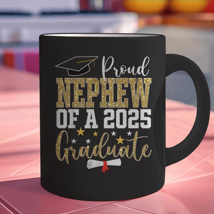 Proud Nephew Of A 2025 Graduate Nephew Graduation 2025 Graphic Print Coffee Mug