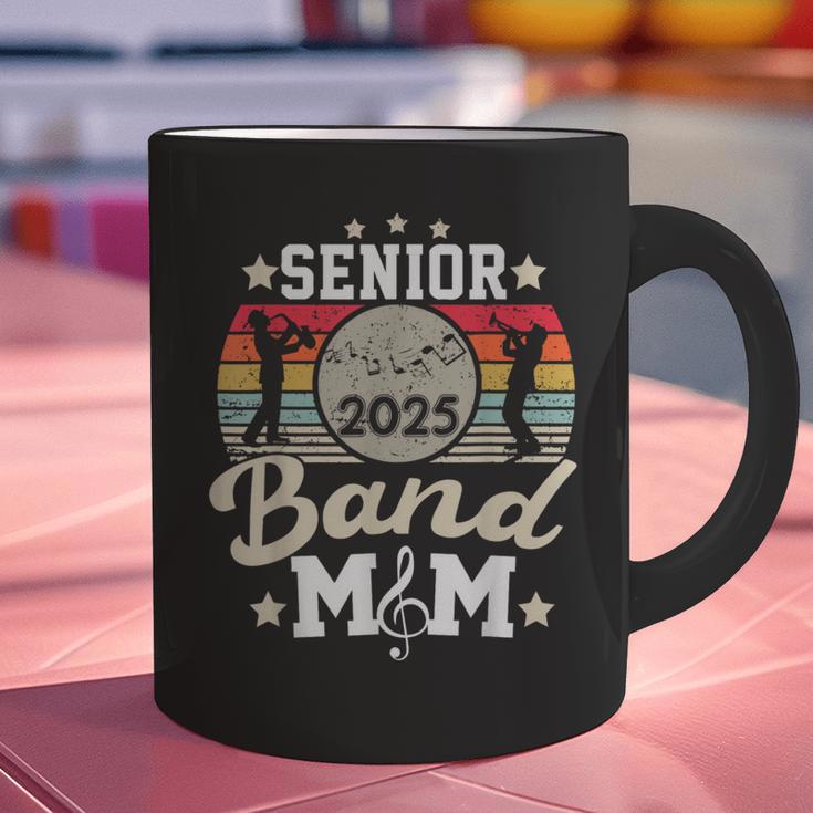 Proud Senior Mom Marching Band Mom Class Of 2025 Graduation Graphic Print Coffee Mug
