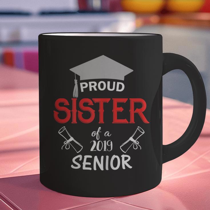 Proud Sister Of a 2019 Senior Graduation Family Graphic Print Coffee Mug