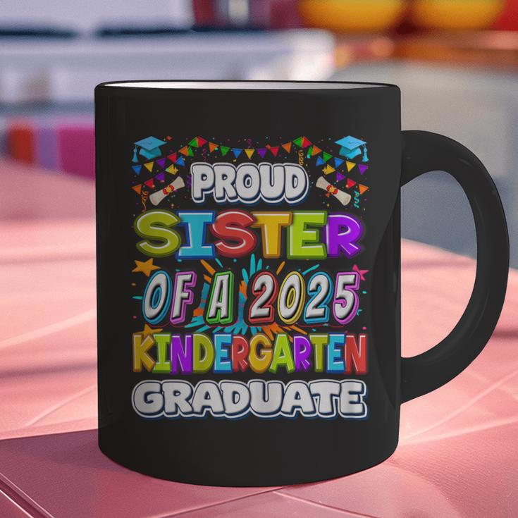 Proud SISTER Of a 2025 Kindergarten Graduate Graduation Graphic Print Coffee Mug