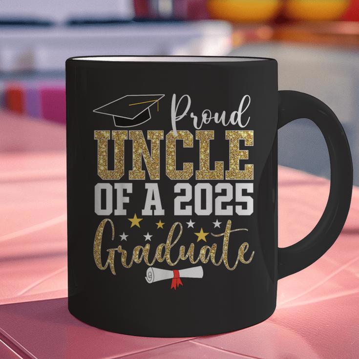 Proud Uncle Of A 2025 Graduate Uncle Graduation 2025 Graphic Print Coffee Mug
