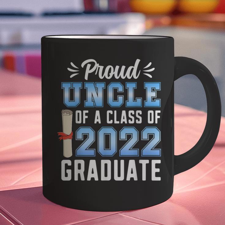 Proud Uncle Of A Class Of 2022 Graduate 22 Senior Graduation Graphic Print Coffee Mug