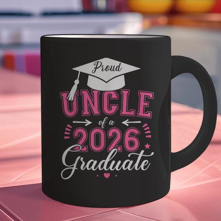 Proud Uncle Of a Class Of 2026 Graduate For Graduation Graphic Print Coffee Mug