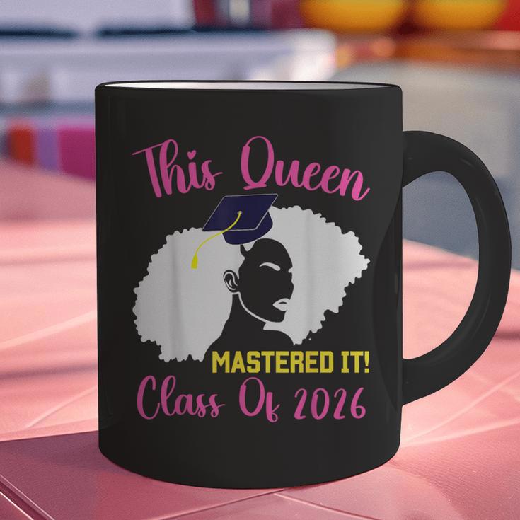 This Queen Mastered It Masters Graduation Class Of 2026 Graphic Print Coffee Mug