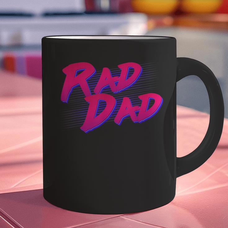 Rad Dad Retro Graphic Print Coffee Mug Rad Dad Retro Graphic Print Coffee Mug