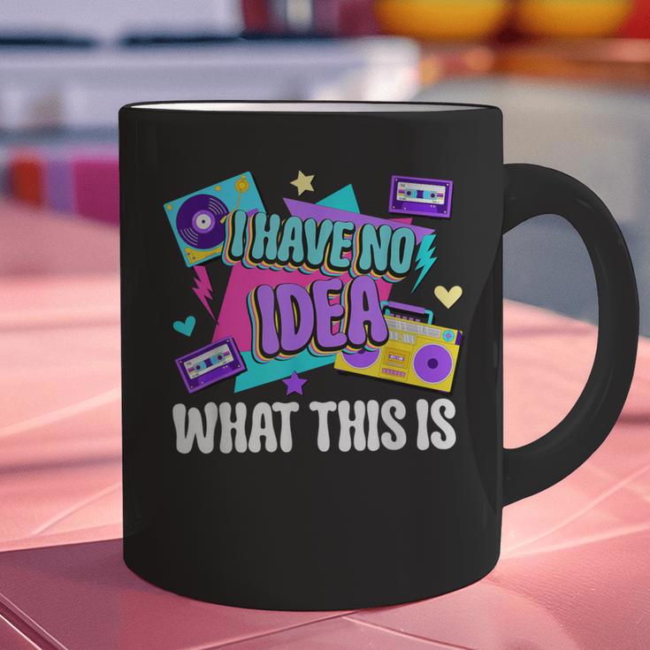 Retro 80s Style 90s Pop Fashion Nostalgia Eighties Music Graphic Print Coffee Mug