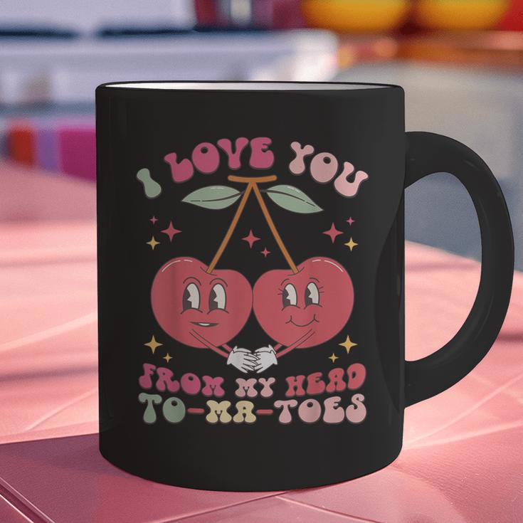 Retro Cherry Love 90s Nostalgia Graphic Print Coffee Mug