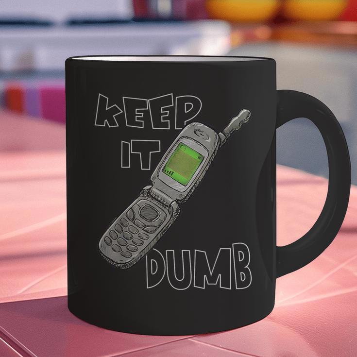 Retro Dumb Flip Phone Vintage 90s Y2K Tech Nostalgia Graphic Print Coffee Mug Retro Dumb Flip Phone Vintage 90s Y2K Tech Nostalgia Graphic Print Coffee Mug