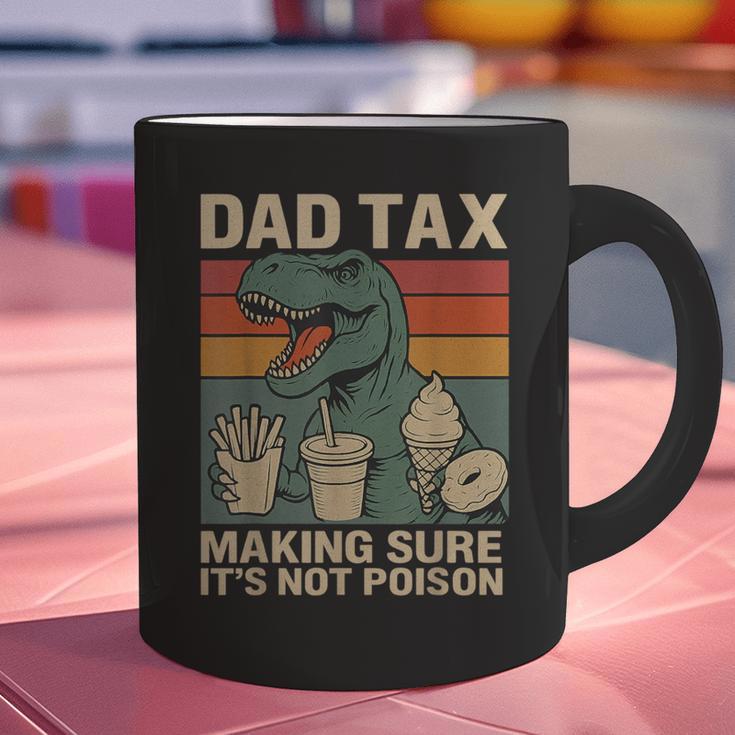 Retro Father's Day Dad Tax Making Sure It's Not PoisonRex Graphic Print Coffee Mug