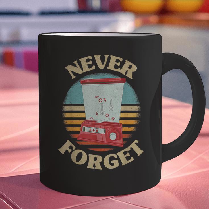 Retro Gaming Never Forget Nostalgia Vintage Graphic Print Coffee Mug
