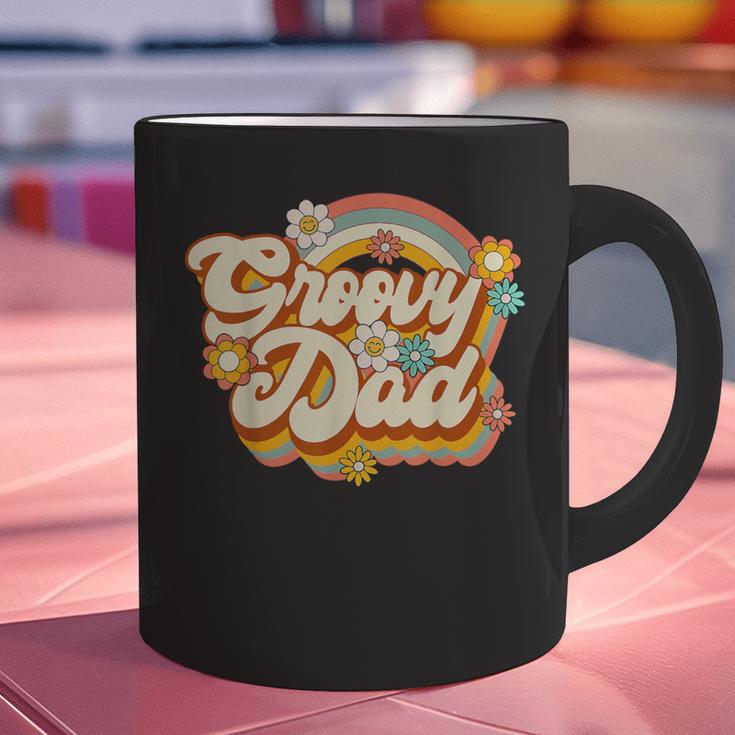 Retro Groovy Dad Family Birthday 60s 70s Hippie Costume Graphic Print Coffee Mug Retro Groovy Dad Family Birthday 60s 70s Hippie Costume Graphic Print Coffee Mug