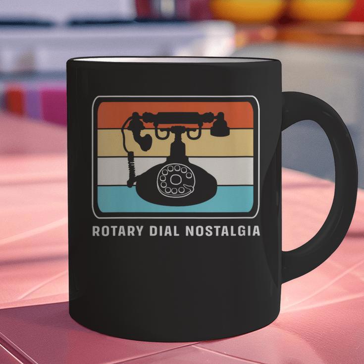Retro Rotary Dial Nostalgia Dial Phone Graphic Print Coffee Mug